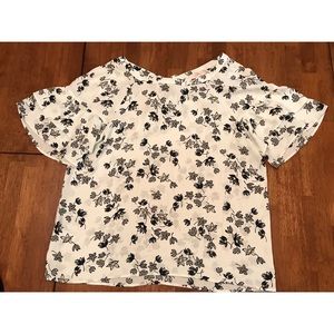LOFT floral blouse